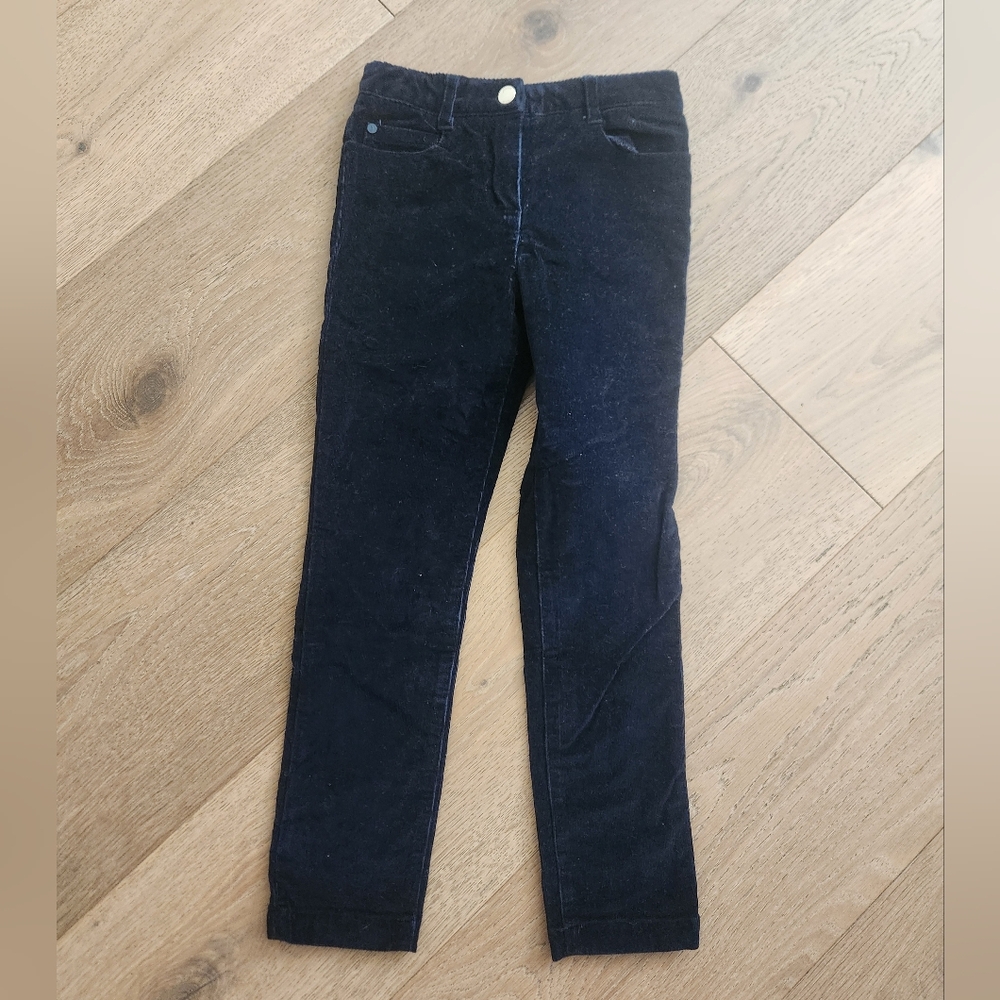 Jacadi Boys corduroy pants, navy, size 6. slim fit